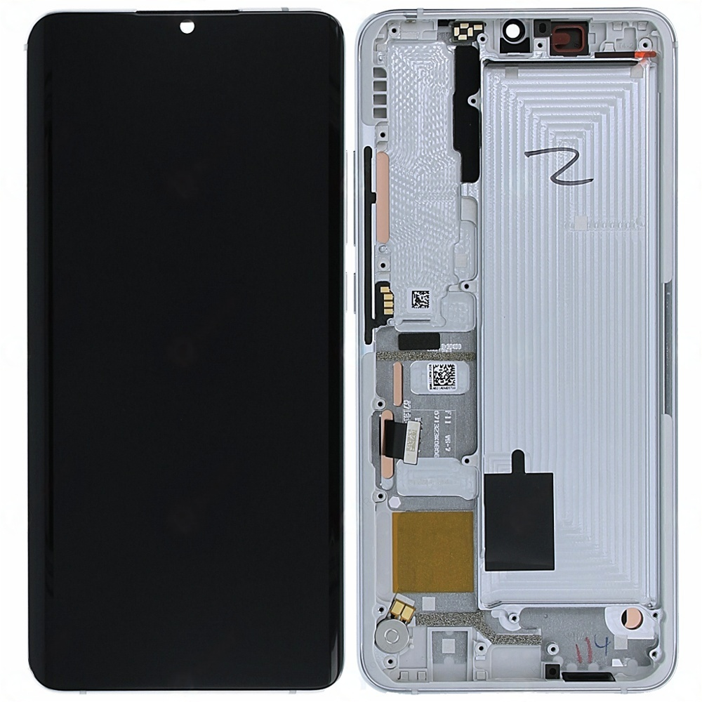 Mi Note10 Lite After Sale Front Cover Display Module-F4L-White 5600030F4L00