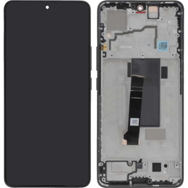 Xiaomi Redmi Note 13 Pro 5G (2312DRA50C, 2312CRAD3C) Display unit complete midnight black 5600020N1600