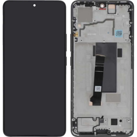 Xiaomi Redmi Note 13 Pro 5G (2312DRA50C, 2312CRAD3C) Display unit complete midnight black 5600020N1600