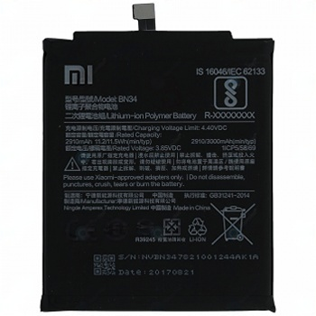 Xiaomi Redmi 5A Battery BN34 3000mah 46BN34A01085