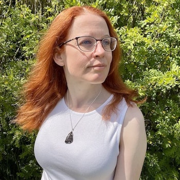 Halsband med porfyr