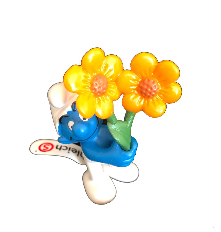 Smurf med blomma Schleich - PysselMajas Stall