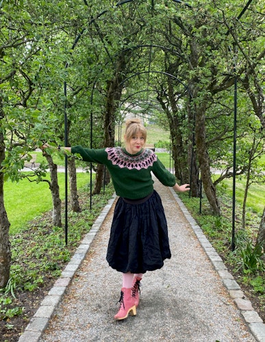 Designa din egen oktröja från grunden med Anna Bauer 7-9 november 2025. Anmälningsavgift 2.