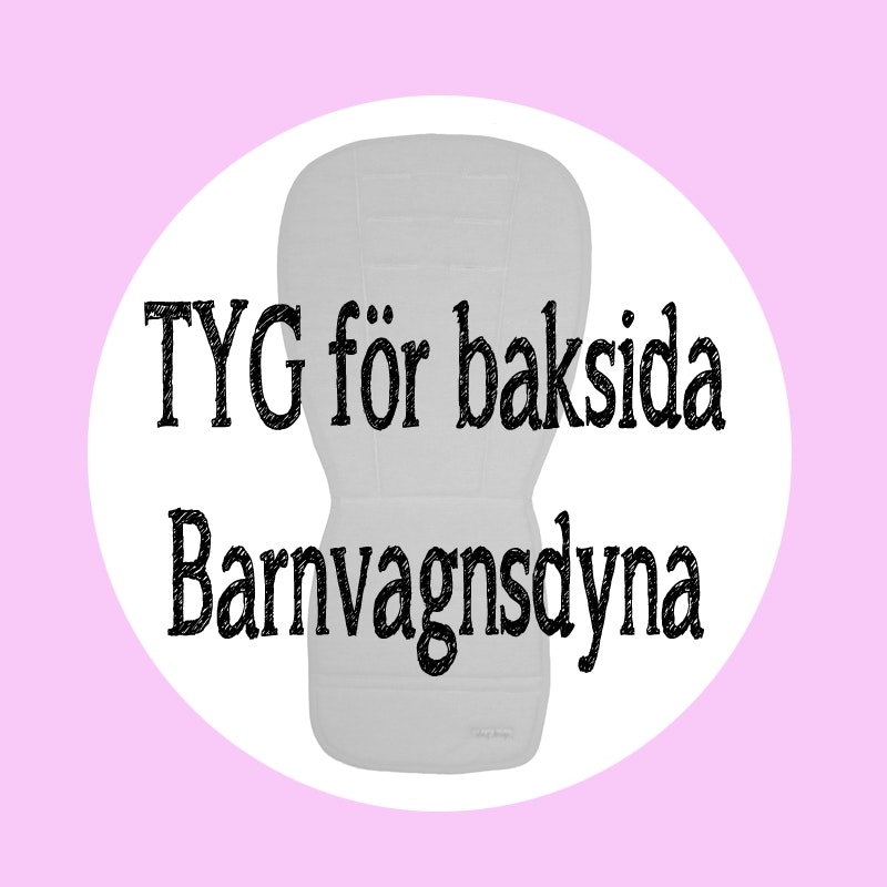 Tyg för baksida Barnvagnsdyna - ida.p design - Barnvagnstillbehör och barnkläder