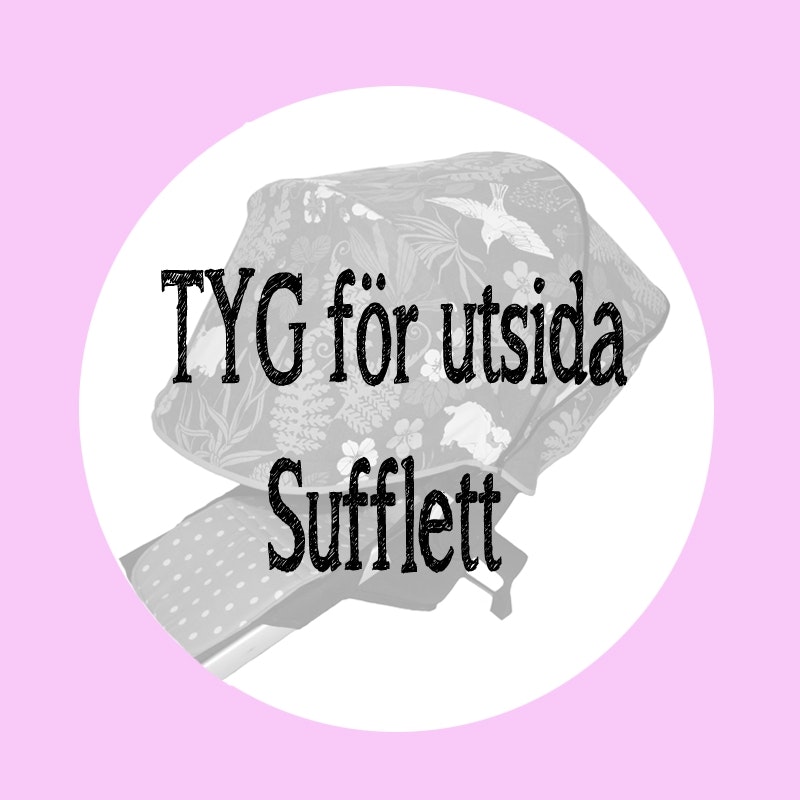 Tyg för utsida Sufflett - ida.p design - Barnvagnstillbehör och barnkläder