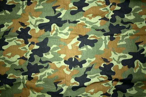 Tyg Camouflage Grönt Bältesmuddar