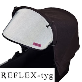 Solskydd barnvagn REFLEX grå vatten & vindavvisande