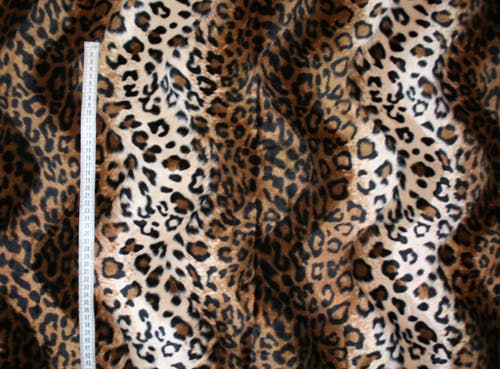 Tyg Leopard Sufflett/sittdyna