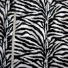 Zebra-mönstrat Gråvit/svart tyg Solskärm