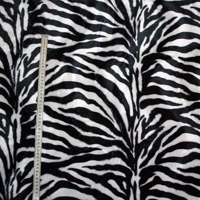 Zebra-mönstrat Gråvit/svart tyg Solskärm
