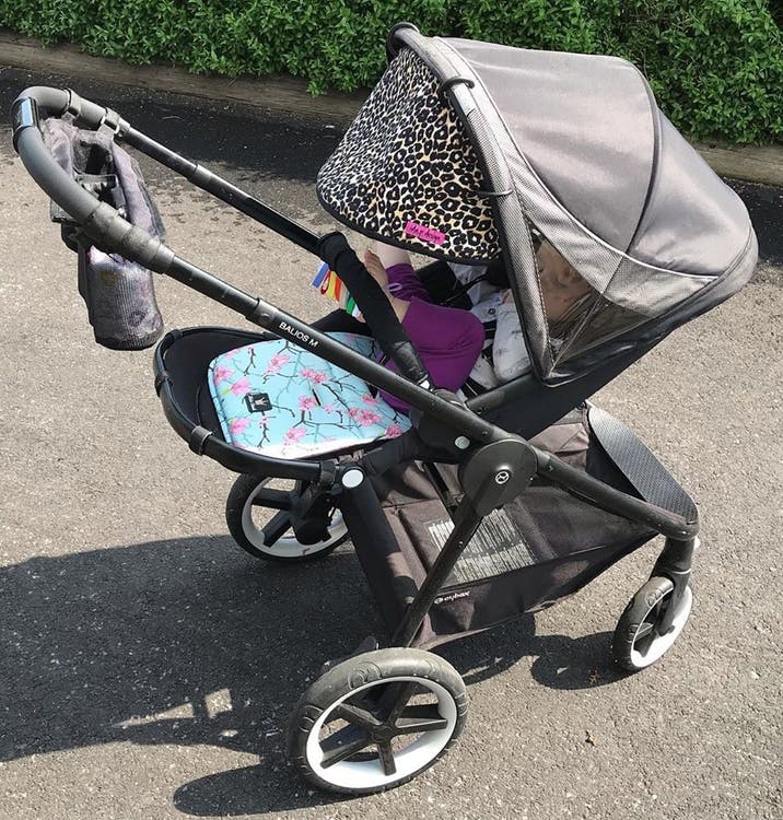 Solskärm leopardmönster | Köp solskydd för barnvagn online -  Barnvagnstillbehör | barnkläder | Köp hos ida.p design