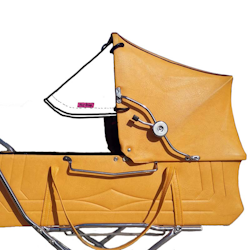 Sömnad av Solskärm / Solskydd för Retro barnvagn Välj tyg eller skicka eget