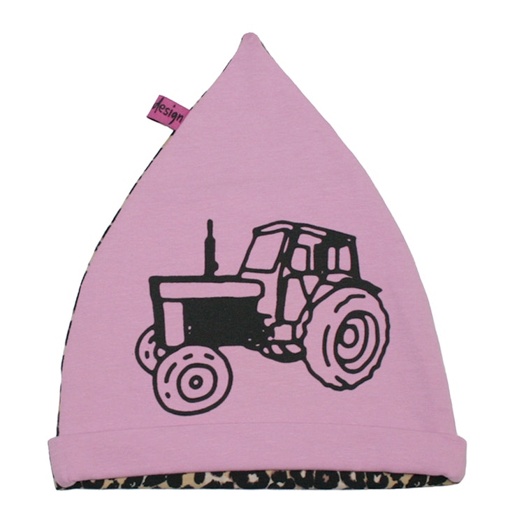 Mössa rosa traktor | Barnmössor traktor Volvo | Köp rosa mössa här -  Barnvagnstillbehör | barnkläder | Köp hos ida.p design