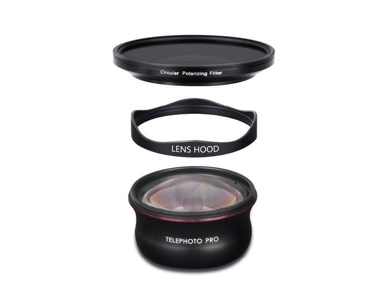 TELEPHOTO LENS (60MM) + CPL FILTER