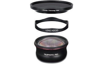 TELEPHOTO LENS (60MM) + CPL FILTER