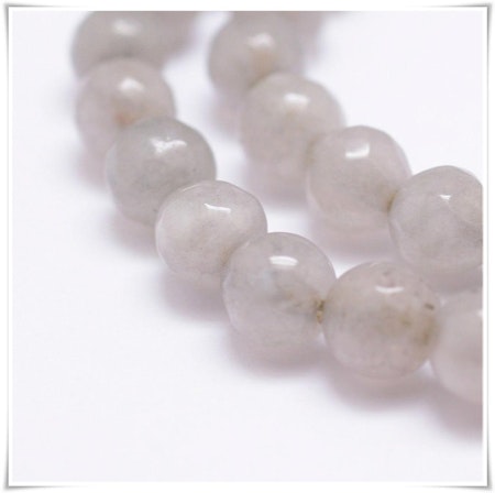 Jade facetterad 6 mm