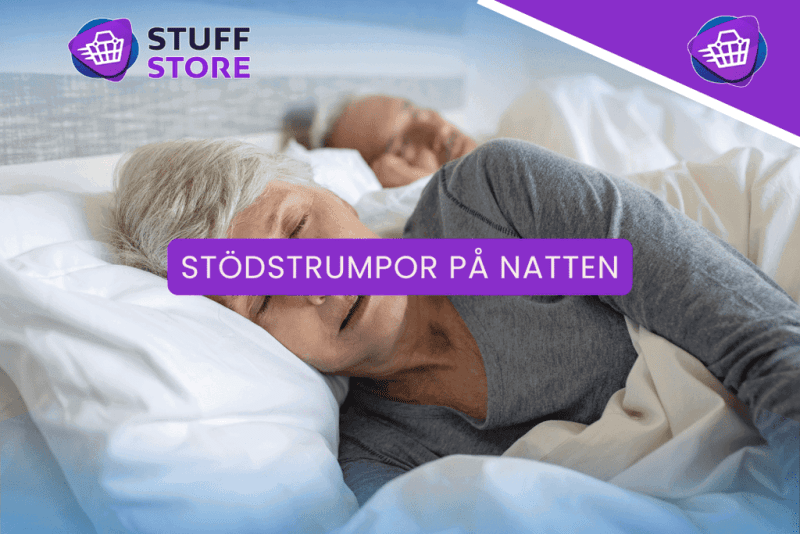 Kan man ha på sig stödstrumpor på natten?