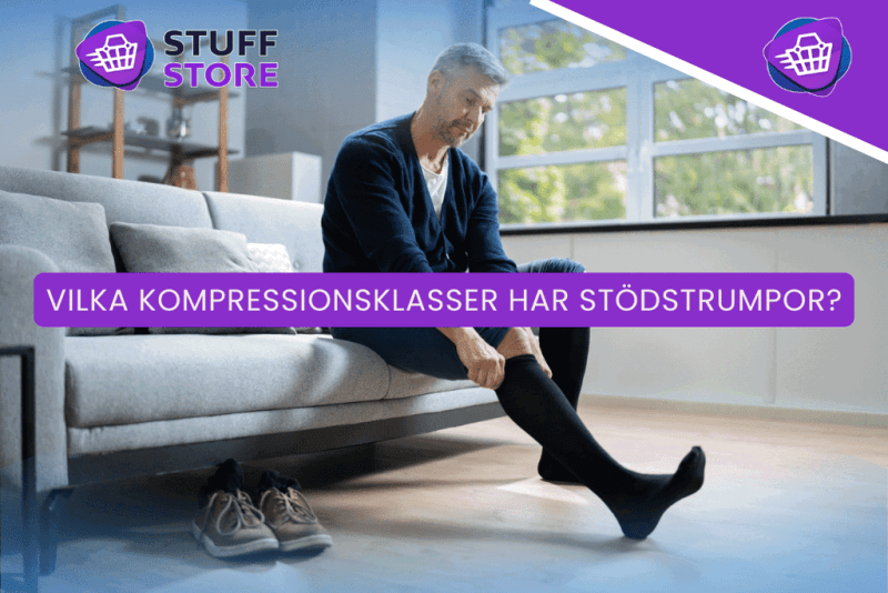 Vilka kompressionsklasser har stödstrumpor?
