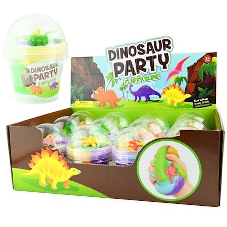 Slime - Putty Rainbow Dinosaur w eraser