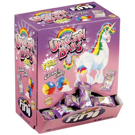 Fini Unicorn Balls Bubble Gum 200st