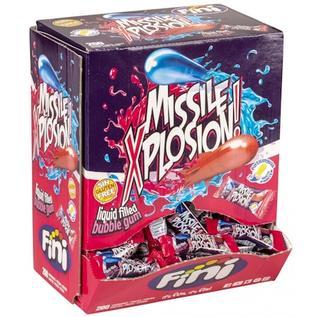 Fini Missile Xplosion Bubble Gum 200st