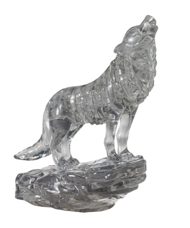 Crystal Puzzle Wolf Black