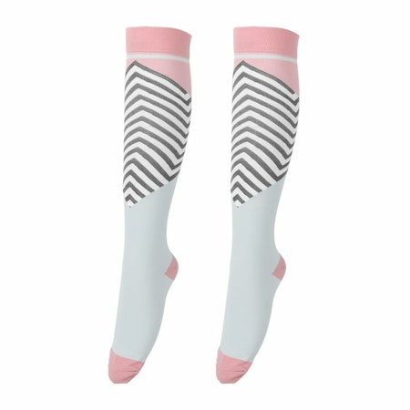 Kompressionsstrumpa Pink Zebra Nr 124