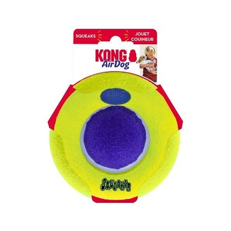 KONG AirDog Squeaker Saucer Flerfärgad M/L 23cm