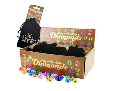 Diamanter i sammetsväska - Diamonds in velvet bag