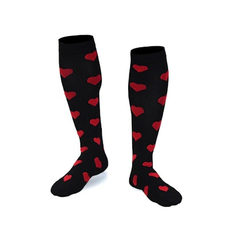 Kompressionsstrumpor Red Hearts Nr 32