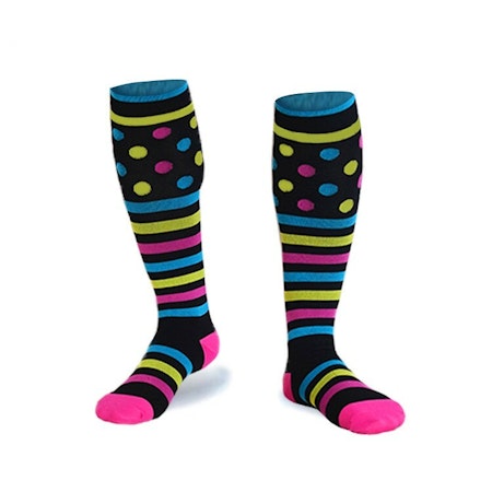 Kompressionsstrumpor Dots and Stripes Nr 37
