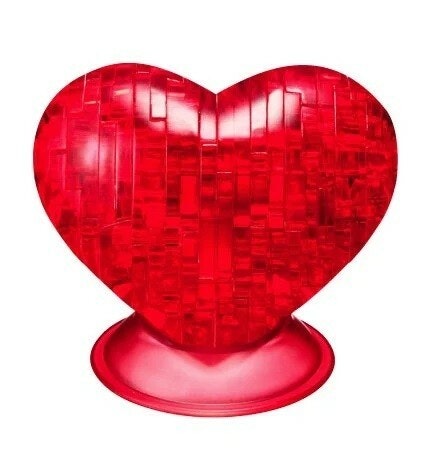 Crystal Puzzle Red Heart