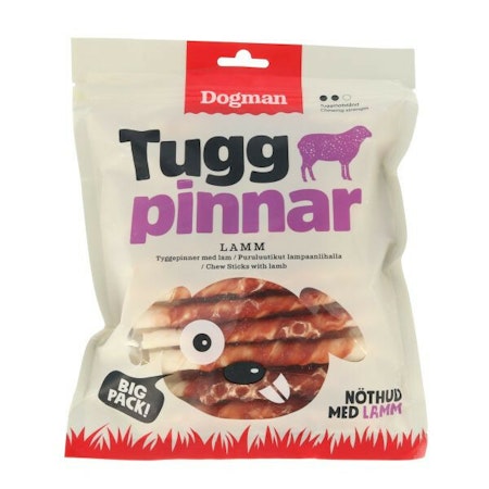 Tuggpinnar med lamm 25p Vit S 12,5cm