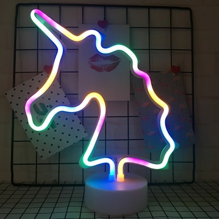 Ledlampa med neoneffekt