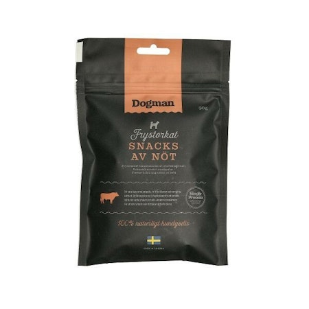 Frystorkat snacks av nöt 50g