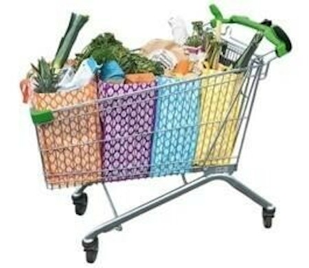 Shoppingkassar för kundvagn 4st/set