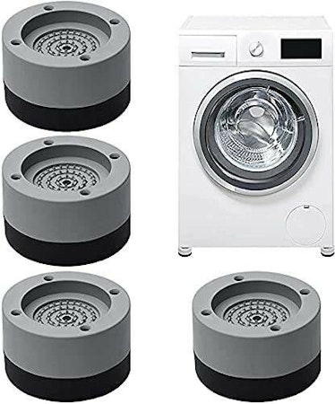vibrationsdämpande fötter tvättmaskin