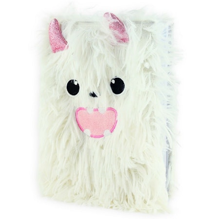 Anteckningsbok - Notebook Fluffy Happy Yeti