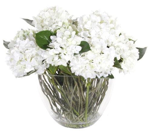 STOR VAS med hortensia