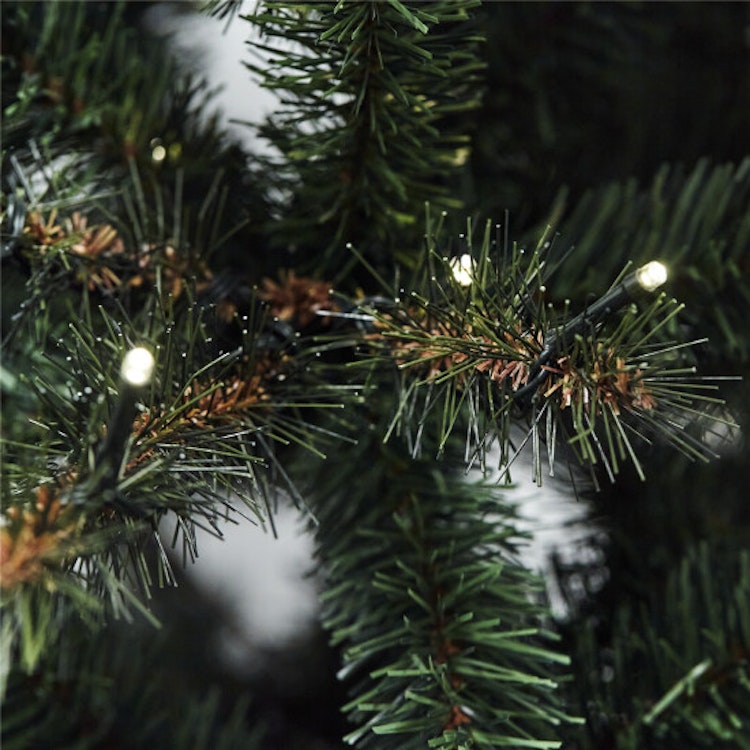 Julgran plast PVC "FRYD", Klass A, 210x138 cm m/LED