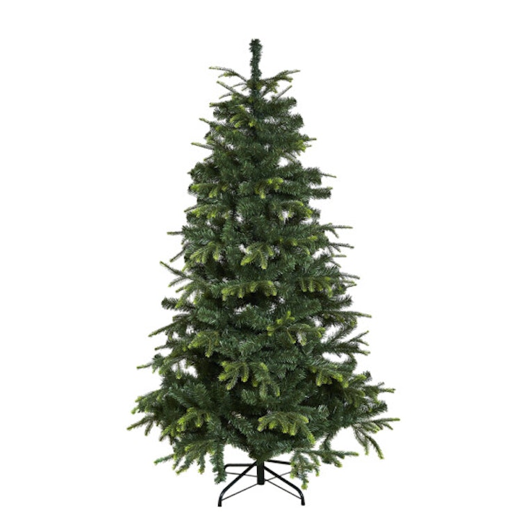 Julgran plast PE/PVC "ALVA", Klass A, 200x134 cm utan LED