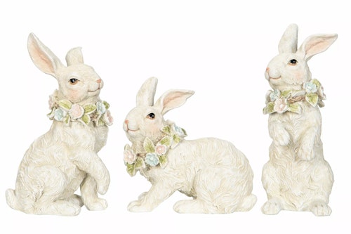 Hare Blomsterkrans Mix Poly 10x8x18,5cm 6 st. Mix. Förbeställning