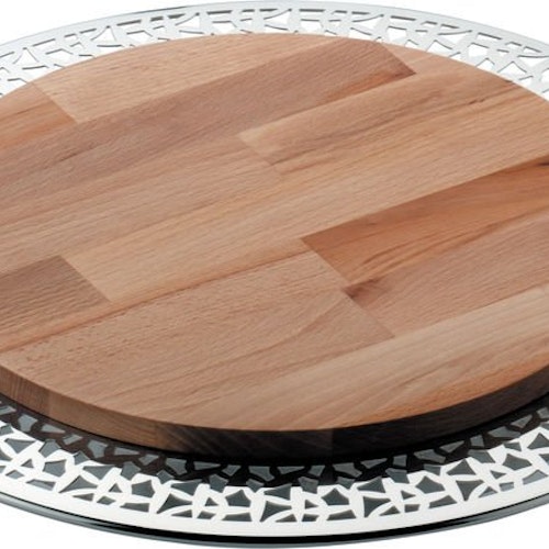 Cheese board in 18/10 stainless steel mirror polished.