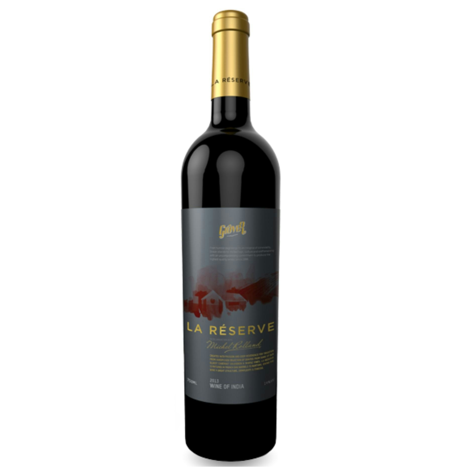 Grover La Reserve RØD 75cl - 14% abv (12x75cl) - India - GROSSIST