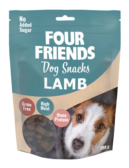Four Friends Dog Snack Lamb