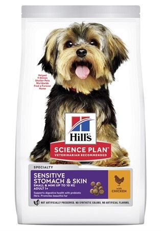 Hills Canine Adult Sen.Stomach&Skin S&M Chicken 3kg