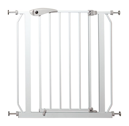 Grind, metall, 75-85 × 76 cm, vit