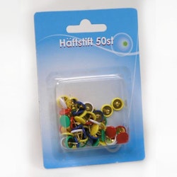 Häststift 50st/fp sort färger