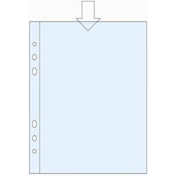 Plastficka 10-P 0,06mm präglad