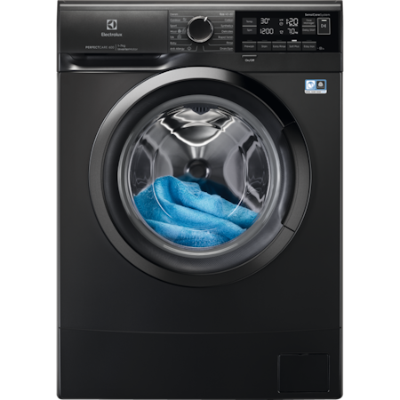 Tvättmaskin slim 45cm, 7 kg EW6S672G45 Electrolux PerfectCare 600 svart